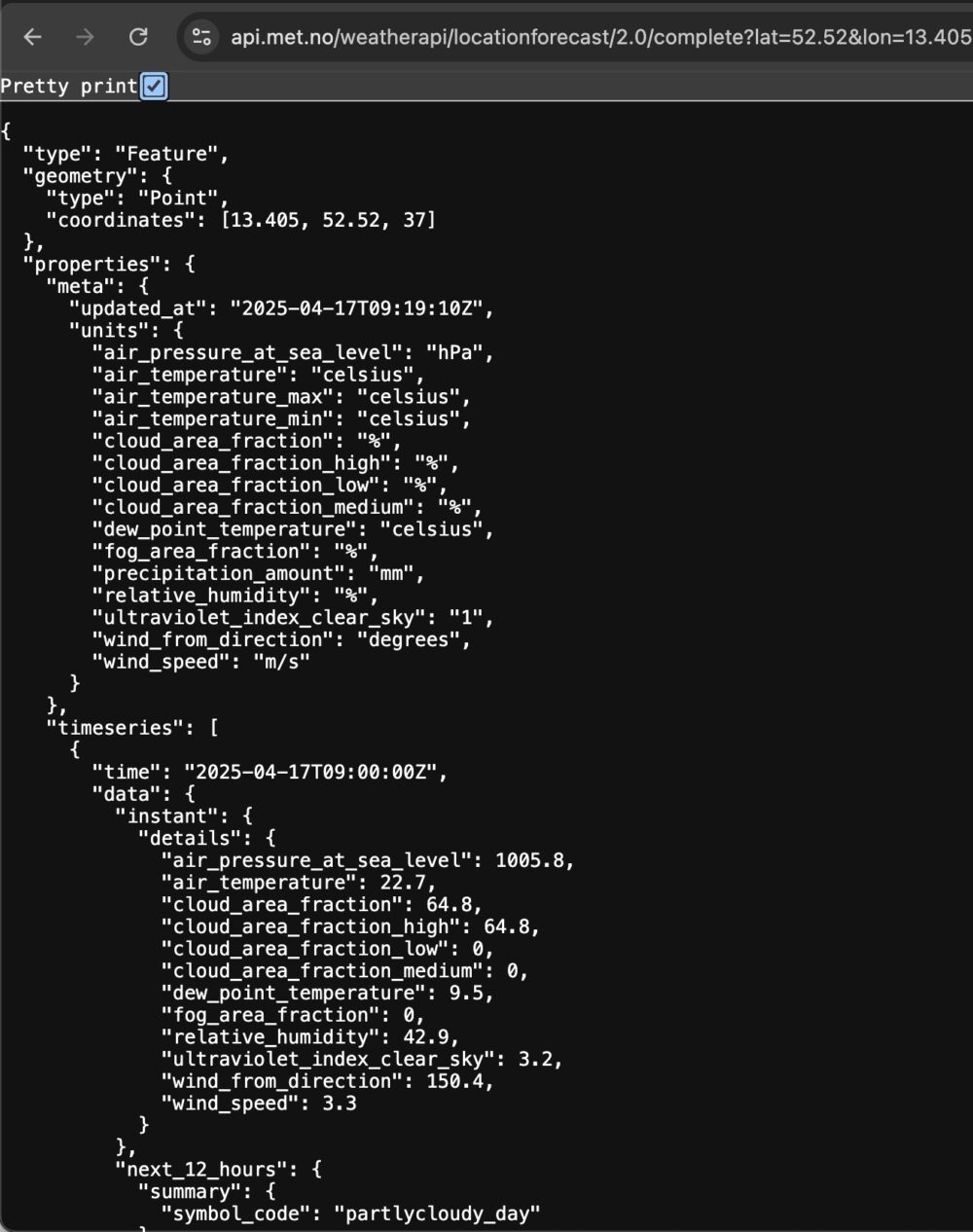 Api Hom 2 Taking Forecasts into Your Own Hands: Using MET Norway REST API with ...