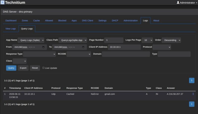 Technitium DNS with Failover, Home Assistant and Mikrotik integrations ...